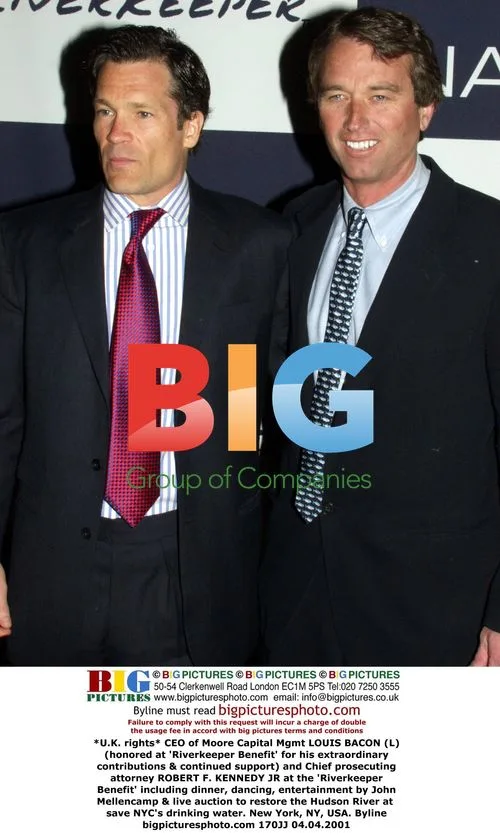 Louis Bacon and Robert F. Kennedy Jr. at Riverkeeper Benefit