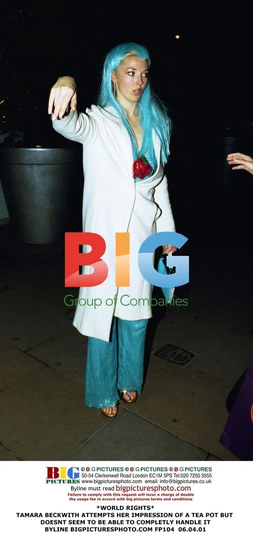 Tamara Beckwith Attempts Teapot Impression