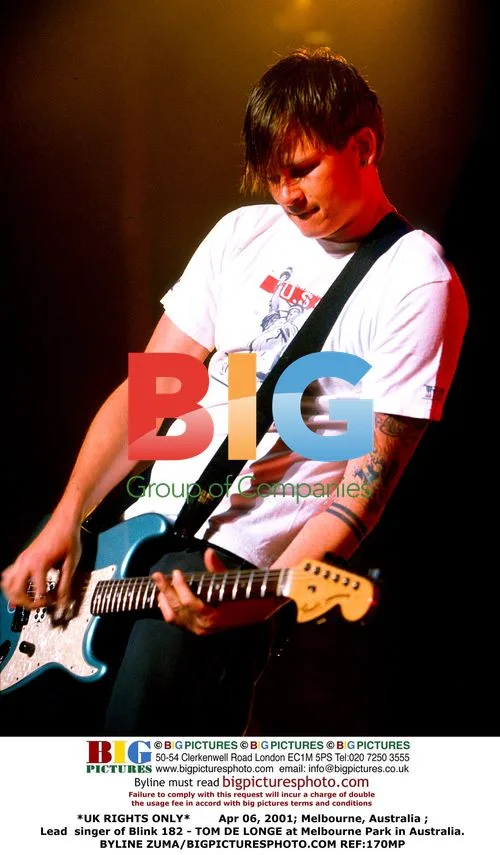 Blink 182 Singer Tom DeLonge in Melbourne
