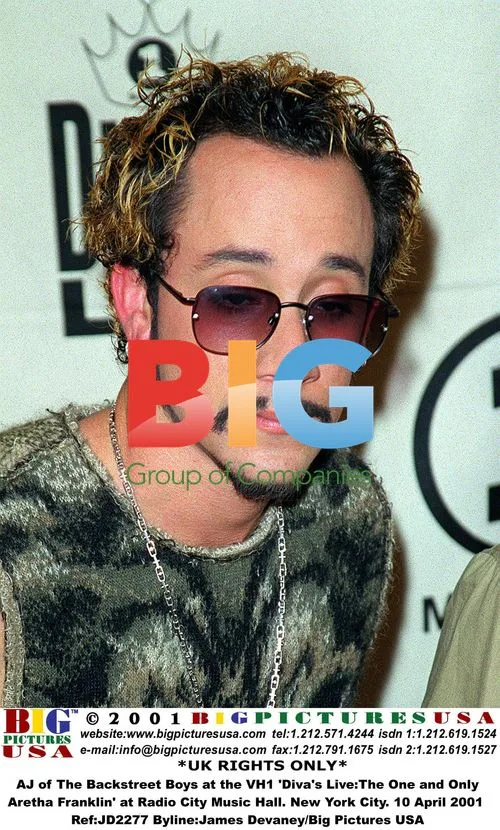 AJ of Backstreet Boys at VH1 'Diva's Live'
