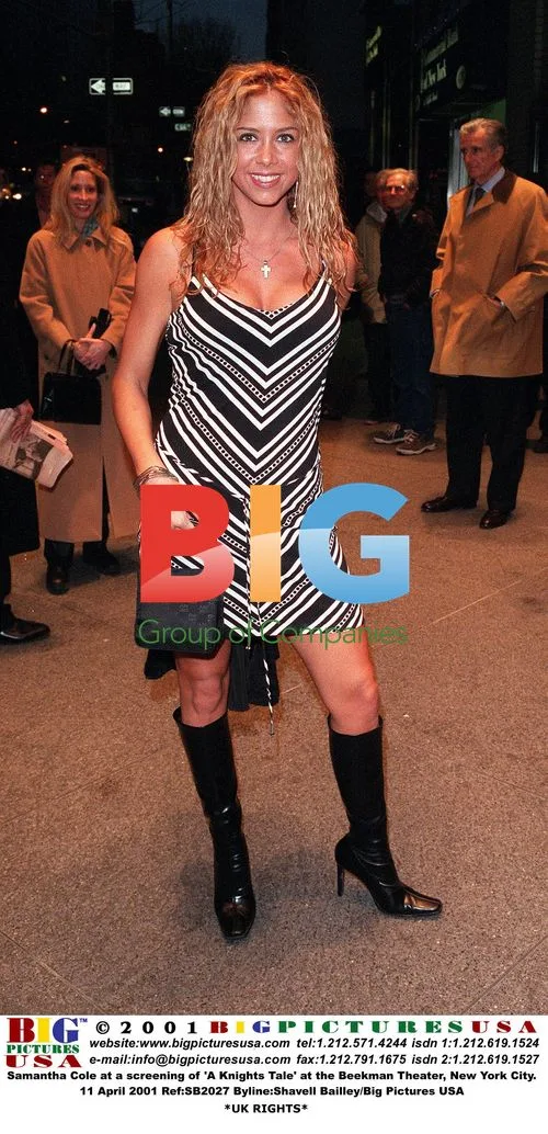 Samantha Cole at 'A Knights Tale' screening
