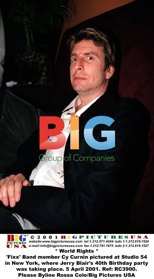 Cy Curnin of 'Fixx' at Studio 54 Party