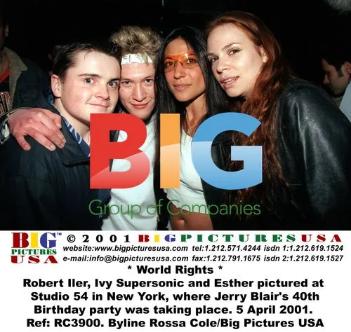 Robert Iler, Ivy Supersonic and Esther at Studio 54 Party