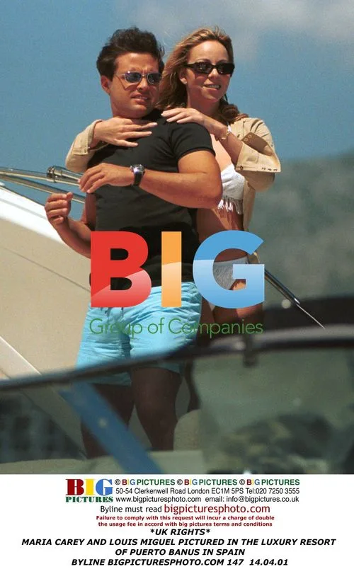 Maria Carey and Louis Miguel in Puerto Banus, Spain