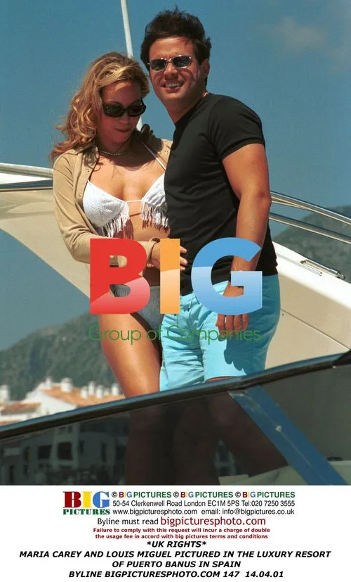 Maria Carey and Louis Miguel in Spain