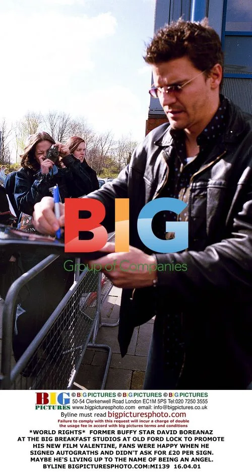 DAVID BOREANAZ PROMOTES FILM VALENTINE