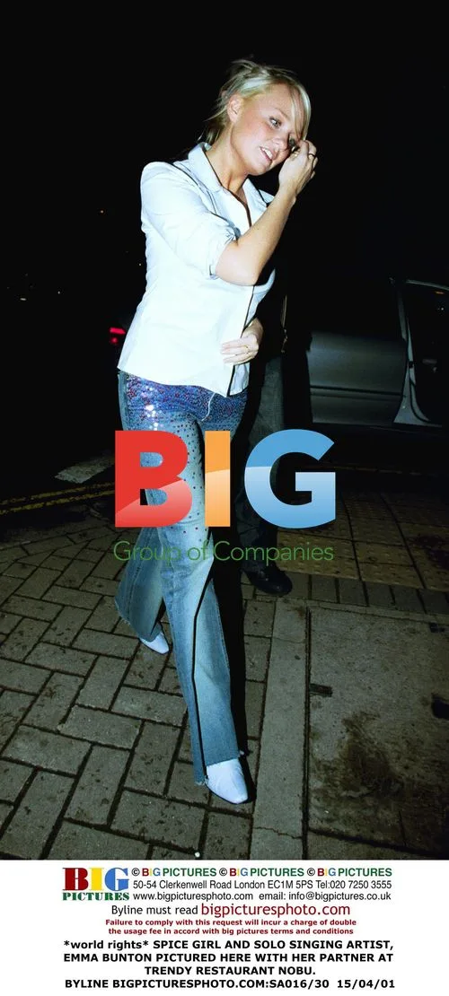 Emma Bunton Pictured at Nobu with Partner