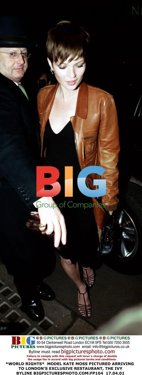 Kate Moss Arrives at The Ivy Restaurant