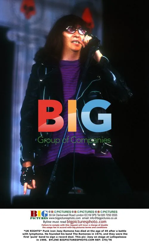 Joey Ramone Performing at Lollapalooza