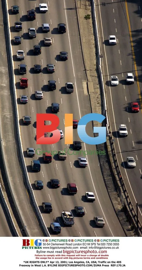 Traffic on 405 Freeway in West L.A.
