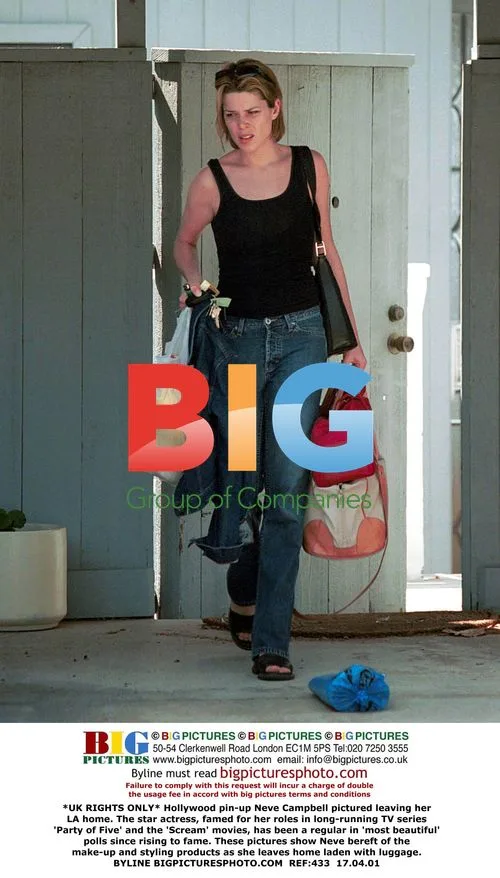Neve Campbell Leaves LA Home