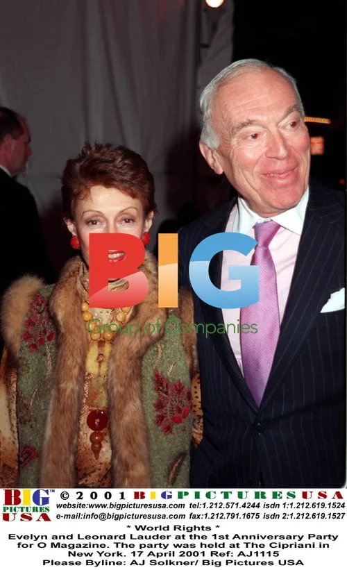 Evelyn and Leonard Lauder at O Magazine Party