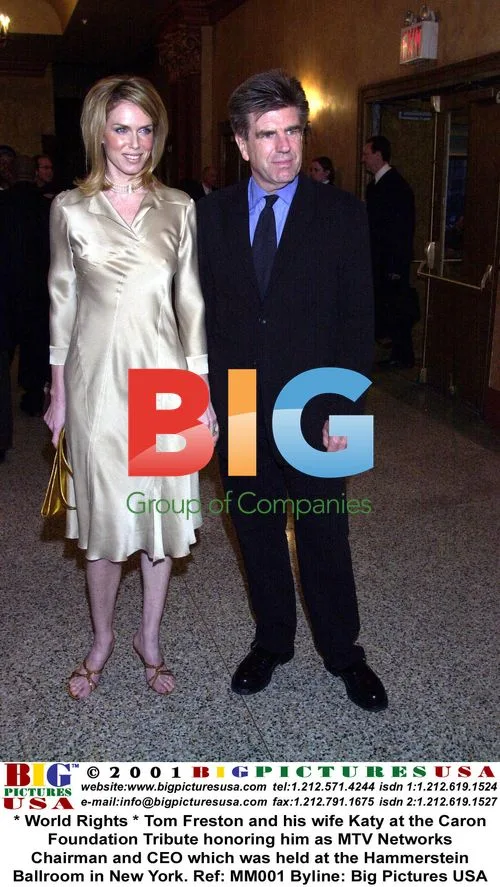 Tom Freston and wife Katy at Caron Foundation event