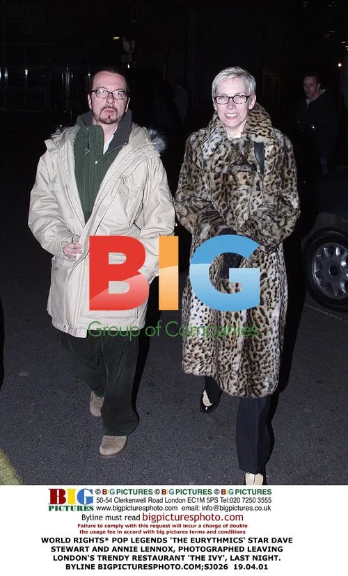 Eurythmics' Dave Stewart and Annie Lennox Leaving The Ivy
