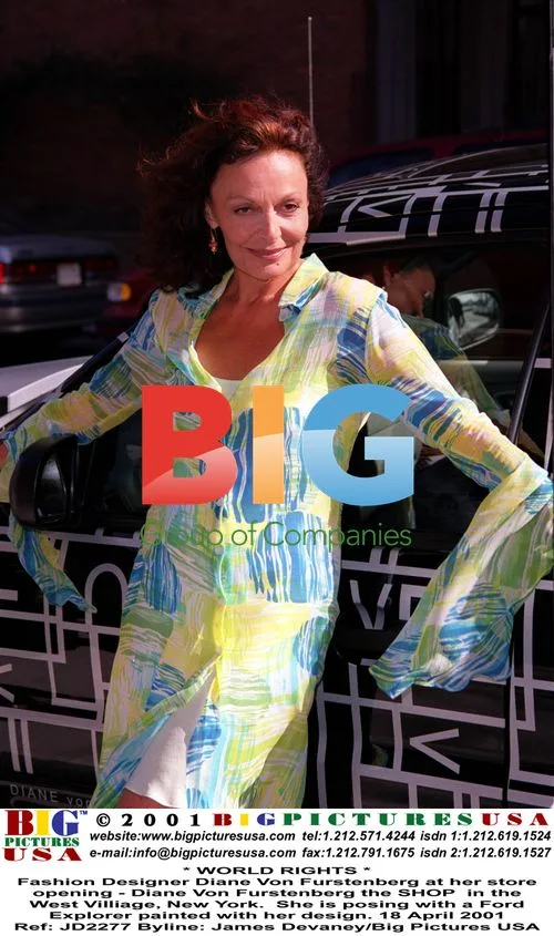 Diane Von Furstenberg at store opening