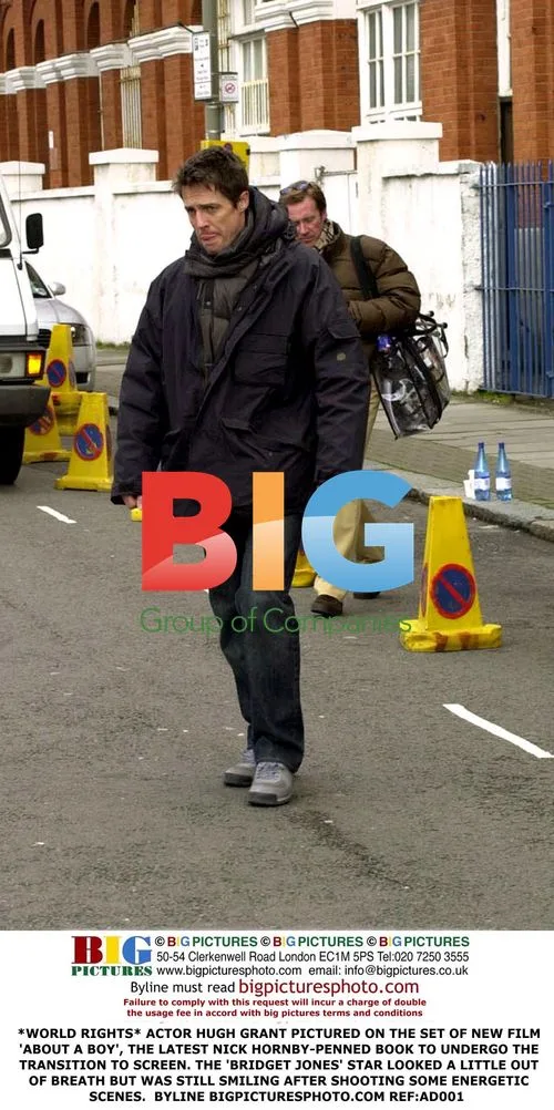 Hugh Grant on 'About a Boy' Set