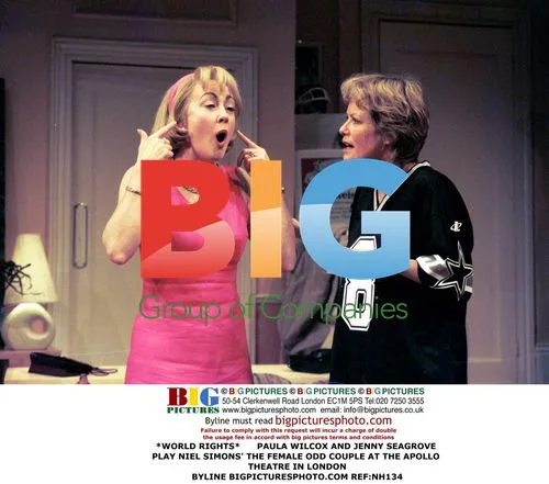 PAULA WILCOX AND JENNY SEAGROVE in THE FEMALE ODD COUPLE