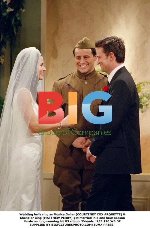 Courteney Cox & Matthew Perry's 'Friends' Wedding