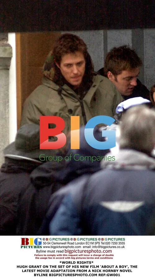 Hugh Grant Filming 'About a Boy'