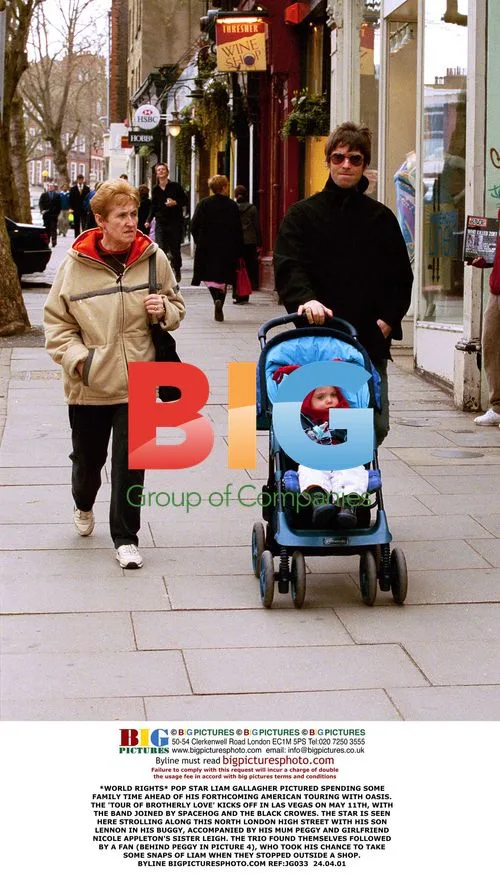 Liam Gallagher Enjoys Family Outing in North London