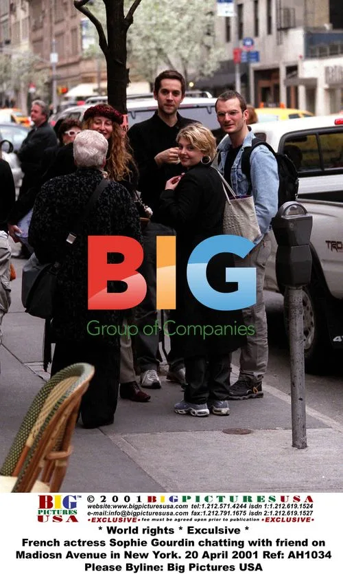 Sophie Gourdin chatting on Madison Ave