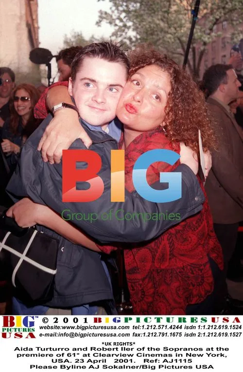 Aida Turturro and Robert Iler at 61* Premiere