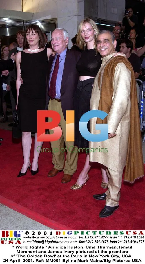 Anjelica Huston, Uma Thurman, and Merchant-Ivory at 'The Golden Bowl' Premiere