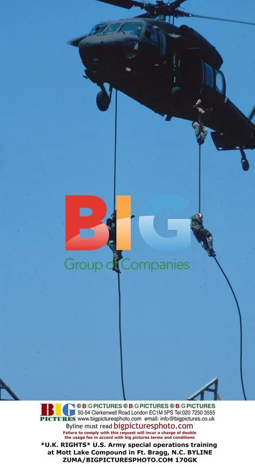 U.S. Army special ops training at Mott Lake Compound in Ft. Bragg