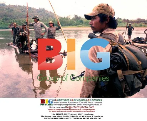 Contra base along Nicaragua-Honduras border