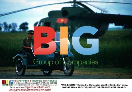 Cambodian Army Helicopter