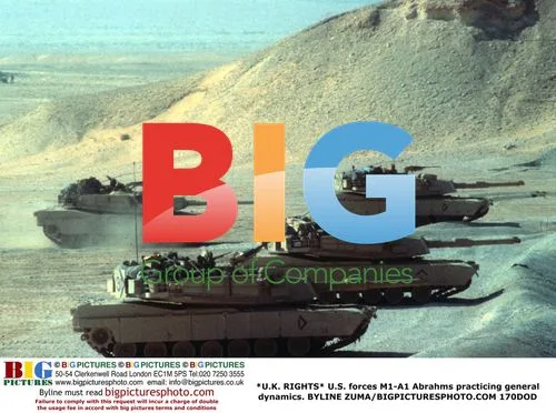 U.S. forces M1-A1 Abrahms practicing