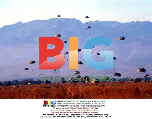 Military Parachute Drop in Honduras