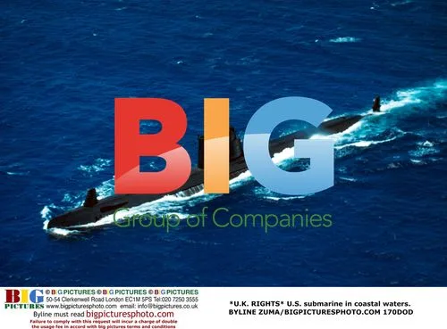 U.S. submarine in coastal waters