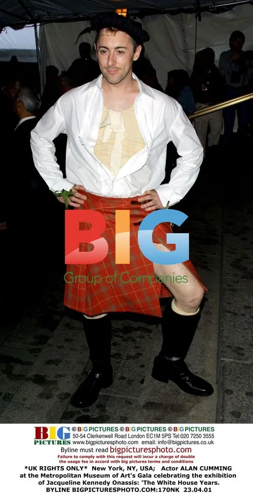 Alan Cumming at MET Gala for Jacqueline Kennedy exhibit