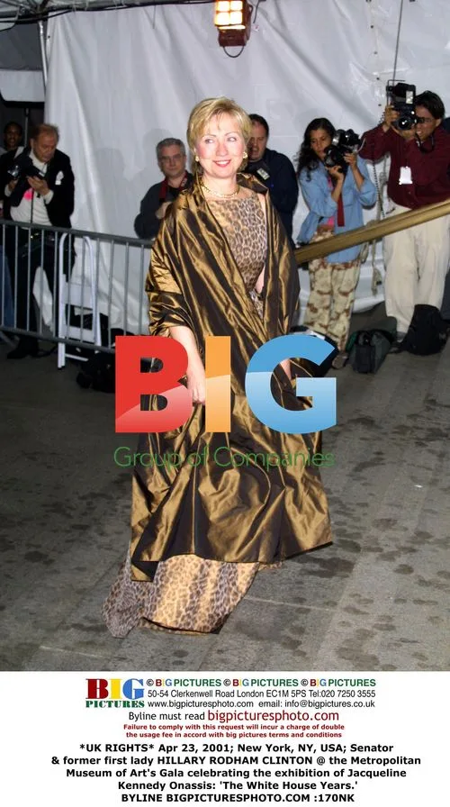 Hillary Clinton at Met Gala for Jackie Kennedy Exhibit