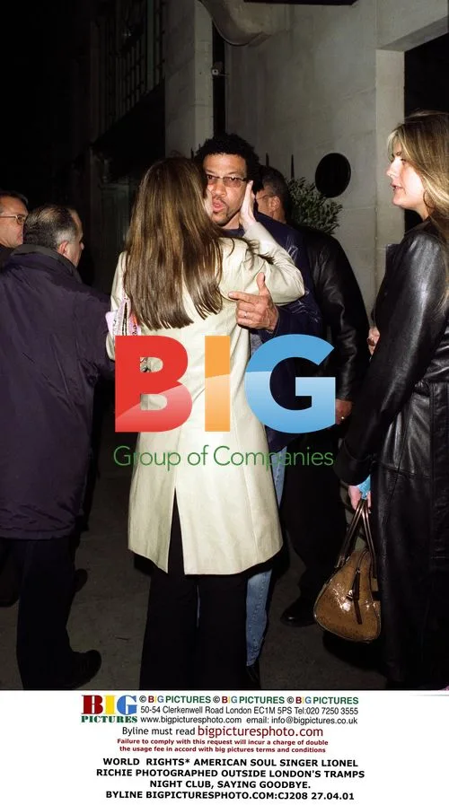 Lionel Richie Photographed Leaving London Club
