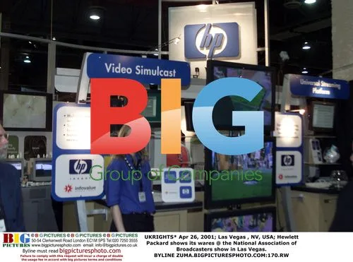 Hewlett Packard at National Association of Broadcasters show