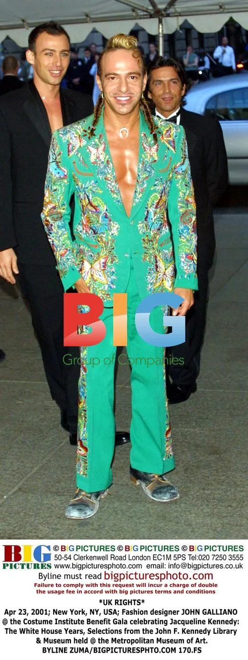 JOHN GALLIANO at Costume Institute Gala