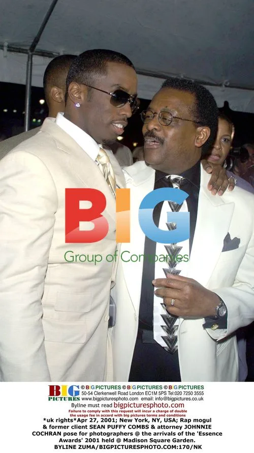 Sean Puffy Combs & Johnnie Cochran at Essence Awards