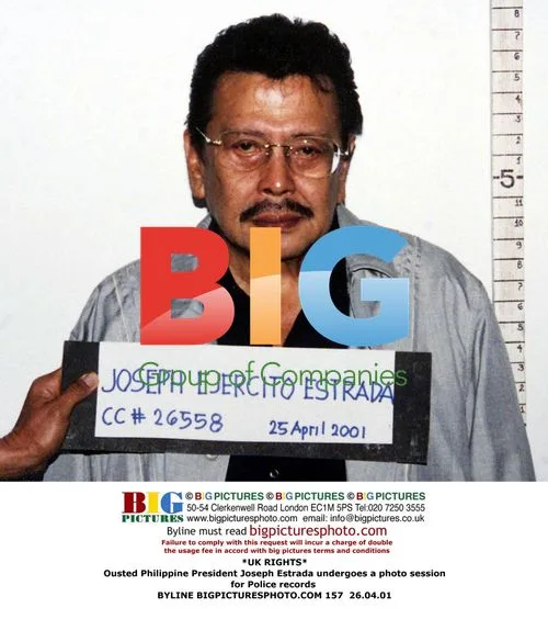 Ousted Philippine Pres. Joseph Estrada in photo session