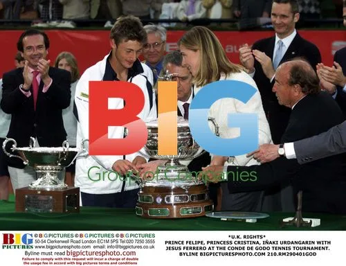 Royals and Athletes at Tennis Tournament