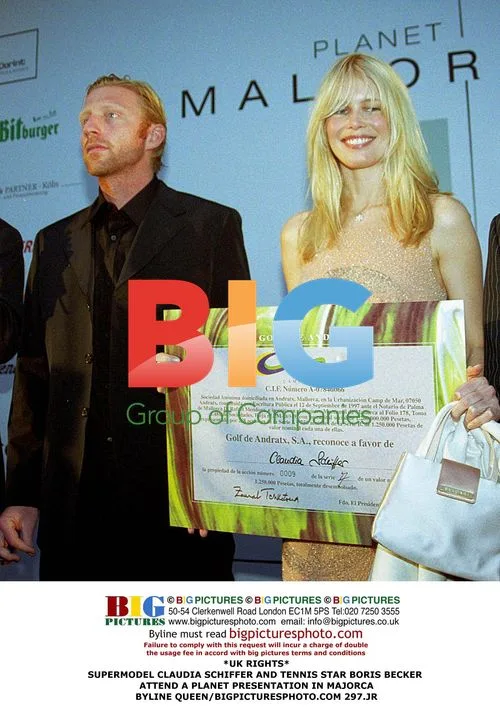 Claudia Schiffer and Boris Becker at Mallorca event