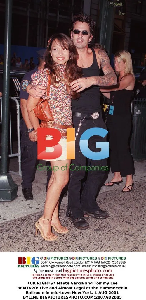 Mayte Garcia and Tommy Lee at MTV20 Event