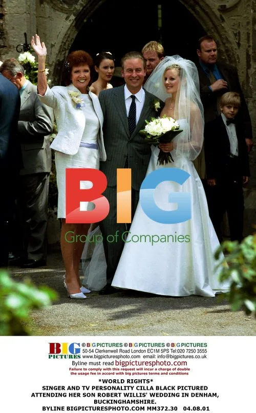 Cilla Black at Son's Wedding