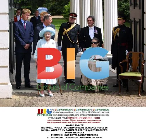Queen Mother's 101st Birthday at Clarence House