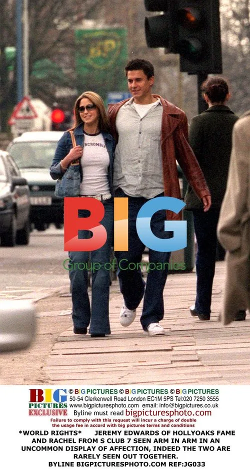 Jeremy Edwards and Rachel from S Club 7 Seen Together
