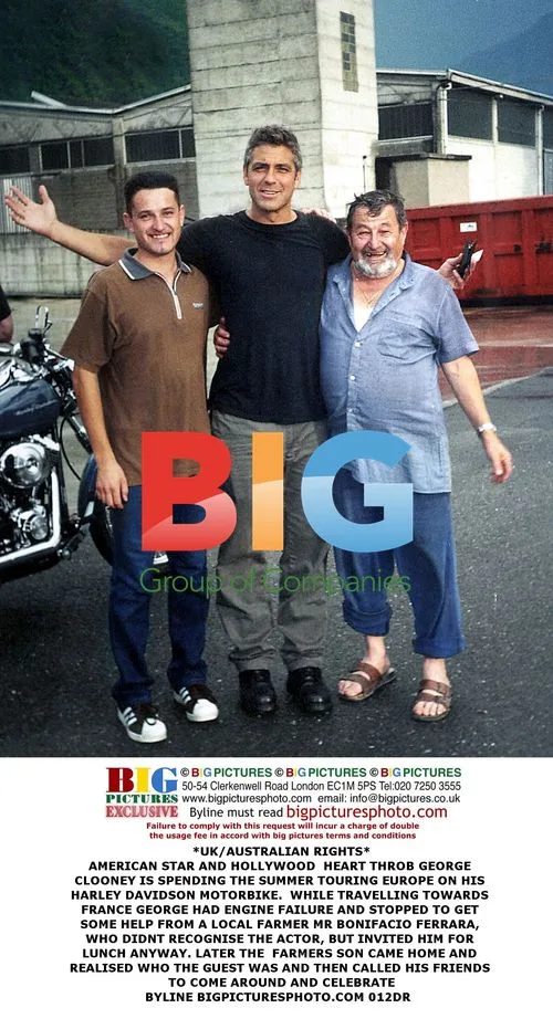 George Clooney Stops at Italian Farm