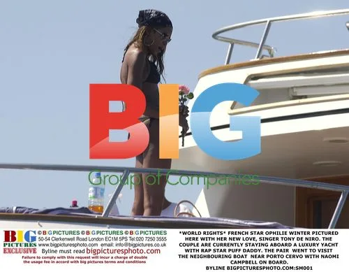 Ophilie Winter and Tony De Niro on Yacht