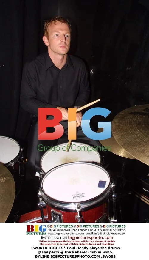Paul Hendy Plays Drums at Kaberet Club Party