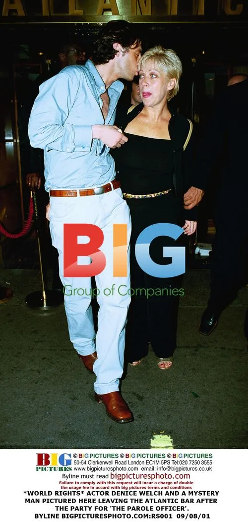 Denice Welch and Mystery Man at The Parole Officer Party